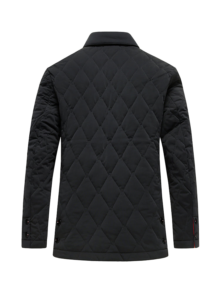 Multi-faceted lock business jacket